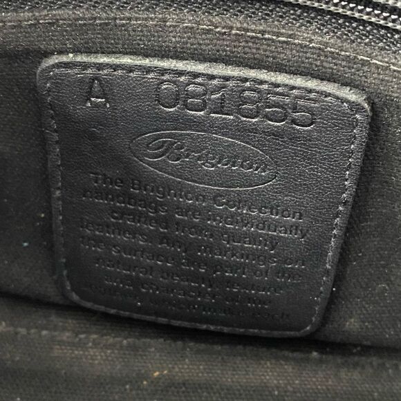 Vintage Authentic Brighton Croc Embossed Leather Chain Strap Small Crossbody - Picture 7 of 10